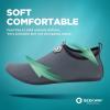 imageSEEKWAY Water Shoes Barefoot Aqua Socks Non Slip QuickDry for Beach Pool Swimming River Lake Women Men Drop Grey SK001