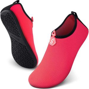imageSEEKWAY Water Shoes Barefoot Aqua Socks QuickDry Non Slip Shoes for Beach Swim Pool River Boating Surf Women Men SK002