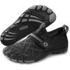 imageSEEKWAY Barefoot Water Shoes for Kids  Wide Toe Box and QuickDry Sand Shoes Toddler for Hiking Swim Beach Pool Kayak Sport Accessories Camping Essentials MustHaves for Boys Girls Sizes3bblack